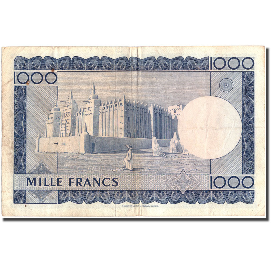 Banknote, Mali, 1000 Francs, 1967, 1960-09-22, KM:9a, VF(30-35)