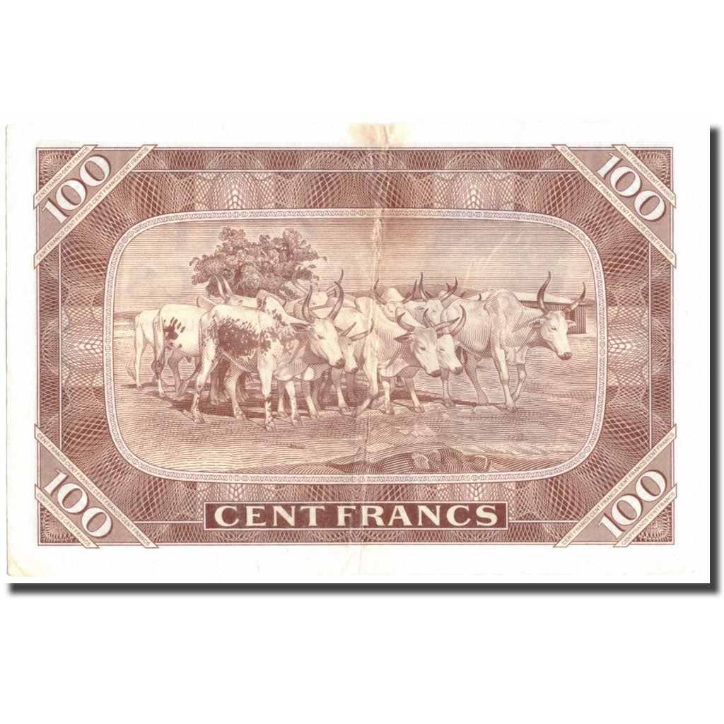 Banknote, Mali, 100 Francs, 1960, 1960-09-22, KM:2, VF(30-35)