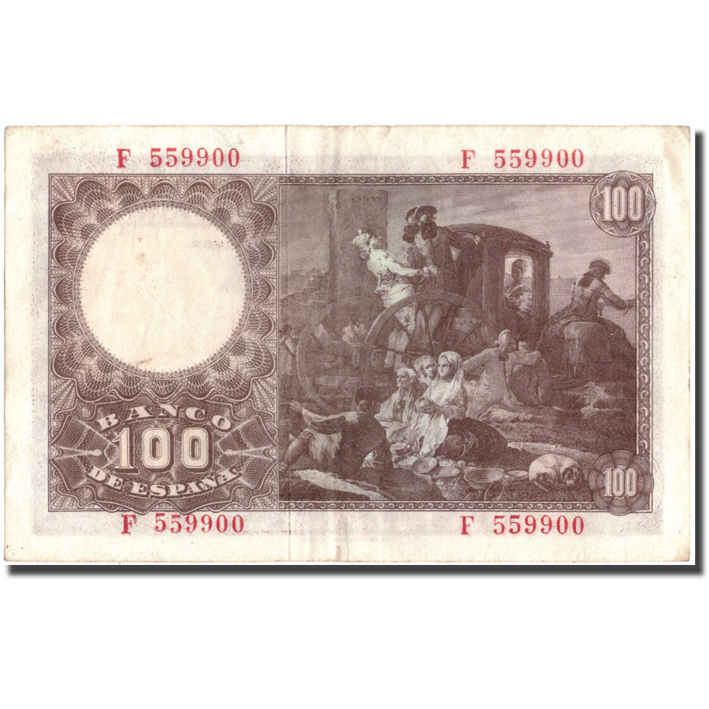 Banknote, Spain, 100 Pesetas, 1948, 1948-05-02, KM:137a, EF(40-45)