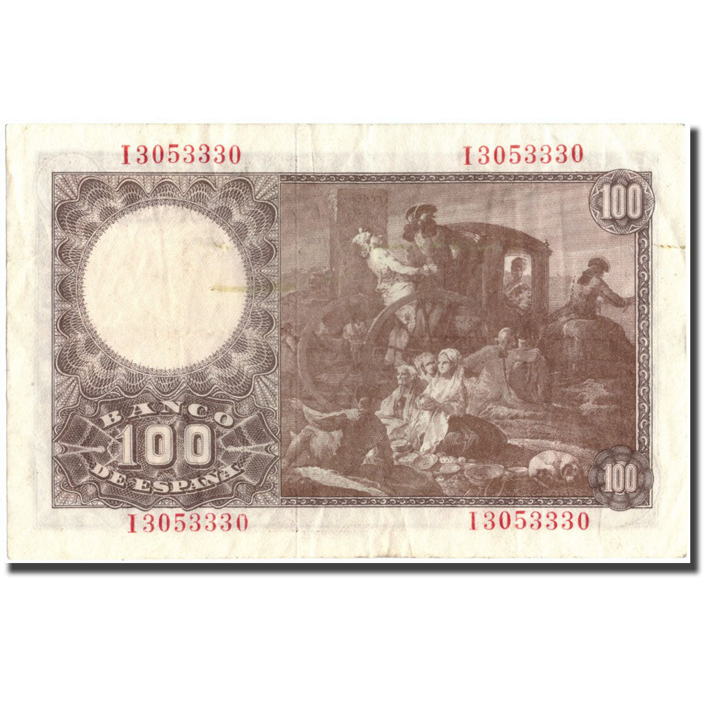 Geldschein, Spanien, 100 Pesetas, 1948, 1948-05-02, KM:137a, SS