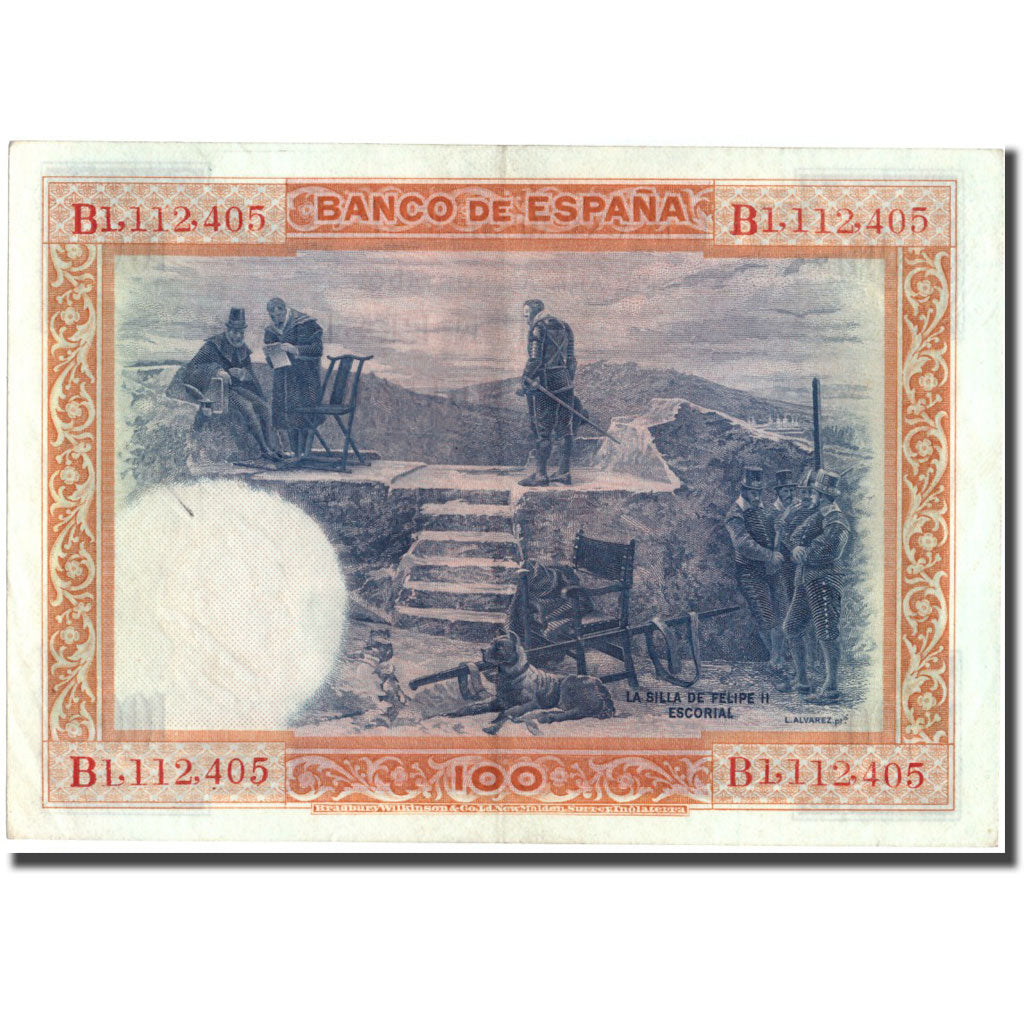 Biljet, Spanje, 100 Pesetas, 1925, 1925-07-01, KM:69b, TTB+