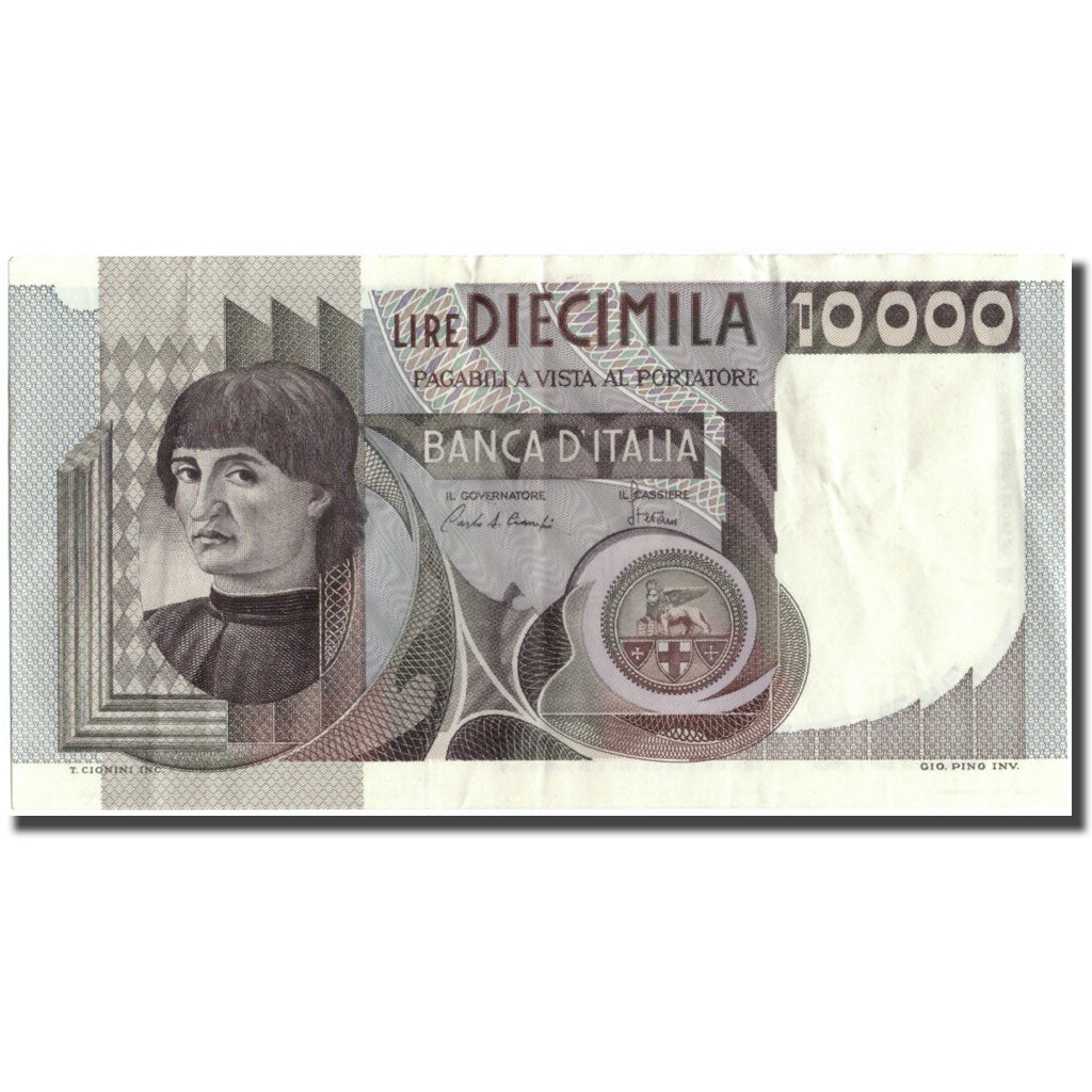 Banconote, Italia, 10,000 Lire, 1984, 1984, KM:106c, BB