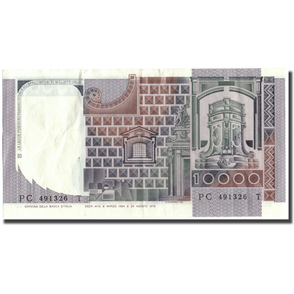 Banconote, Italia, 10,000 Lire, 1984, 1984, KM:106c, BB