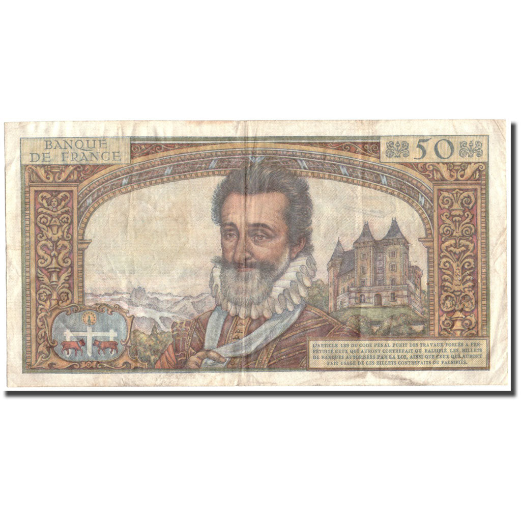 Francia, 50 Nouveaux Francs, 50 NF 1959-1961 ''Henri IV'', 1959, 1959-07-02