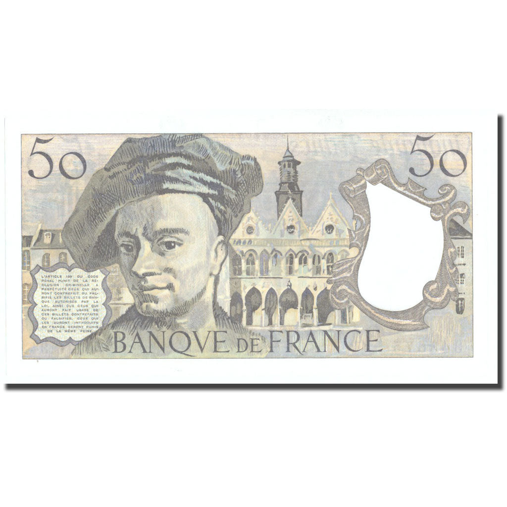Francia, 50 Francs, 50 F 1976-1992 ''Quentin de La Tour'', 1983, 1983, SC+