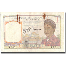 Banknote, FRENCH INDO-CHINA, 1 Piastre, Undated (1932-1939), KM:54c, VF(20-25)