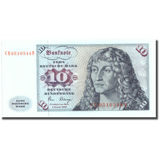 Billet, République fédérale allemande, 10 Deutsche Mark, 1980, 1980-01-02
