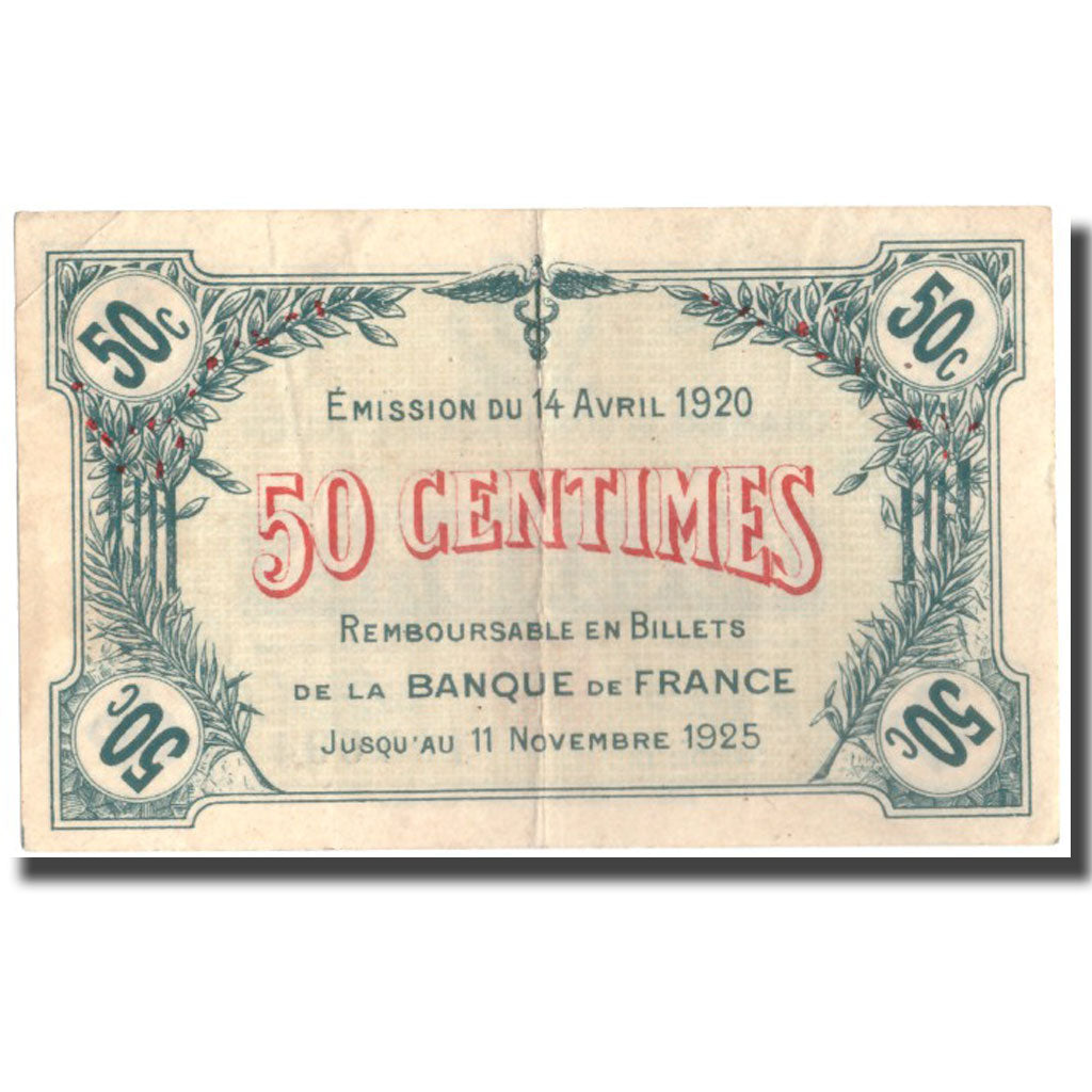 Frankreich, Saint-Dizier, 50 Centimes, 1920, VZ