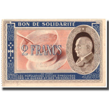 France, Bon de Solidarité, 2 Francs, 1941, AU(55-58)