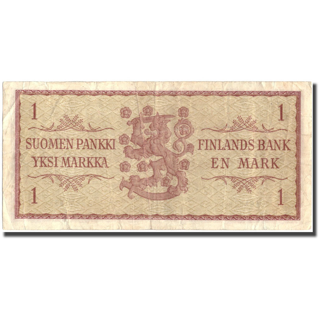 Billete, 1 Markka, 1963, Finlandia, 1963, KM:98a, MBC