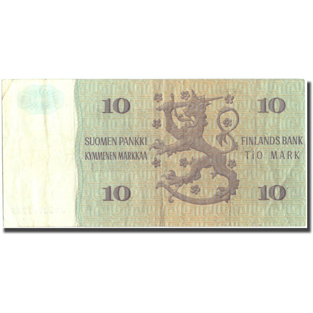 Billete, 10 Markkaa, 1980, Finlandia, 1980, KM:111r1, MBC