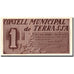 Billet, Espagne, Terrassa, 1 Peseta, N.D, 1937, 1937, TTB