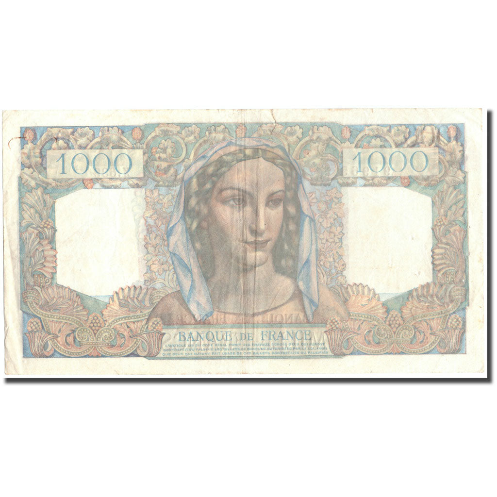 Frankreich, 1000 Francs, 1 000 F 1945-1950 ''Minerve et Hercule'', 1950