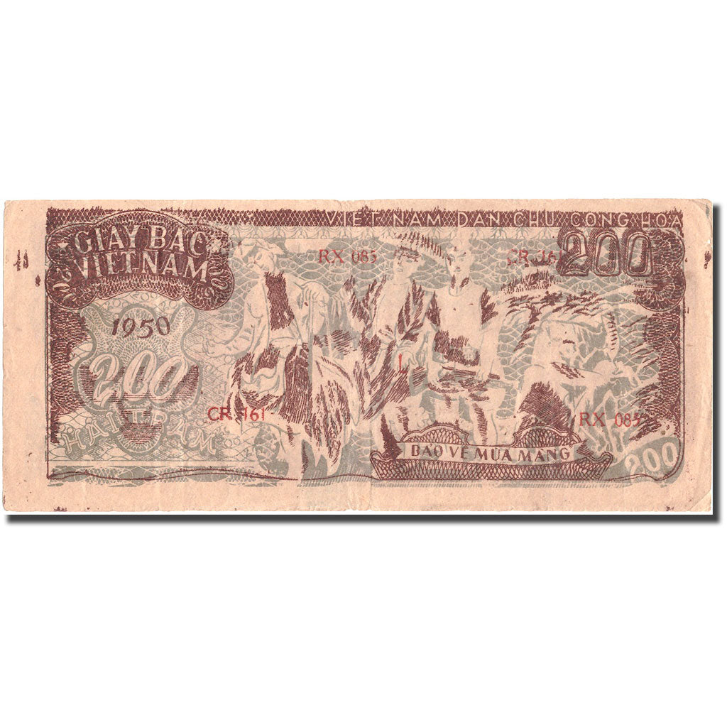 Banknote, Vietnam, 200 D<ox>ng, 1950, KM:34a, EF(40-45)