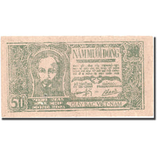 Billet, Viet Nam, 50 D<ox>ng, Undated (1948-1949), KM:27c, TTB