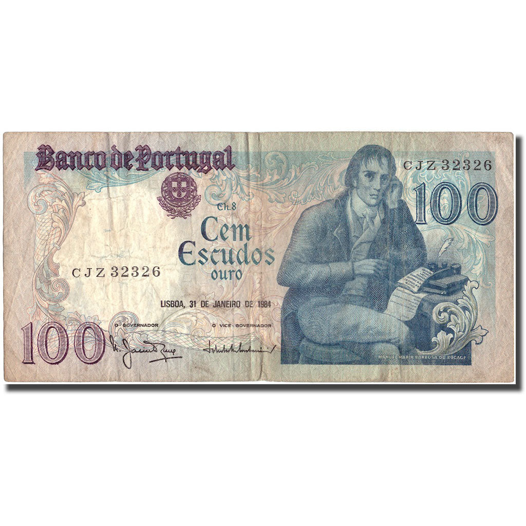 Banknote, Portugal, 100 Escudos, 1984, 1984-01-31, KM:178c, EF(40-45)