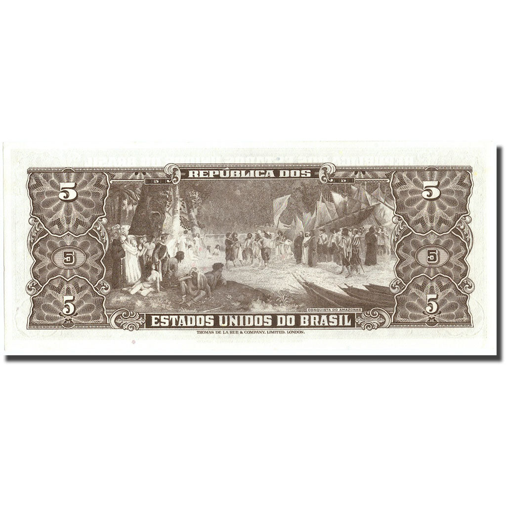 Geldschein, Brasilien, 5 Cruzeiros, KM:142, UNZ-