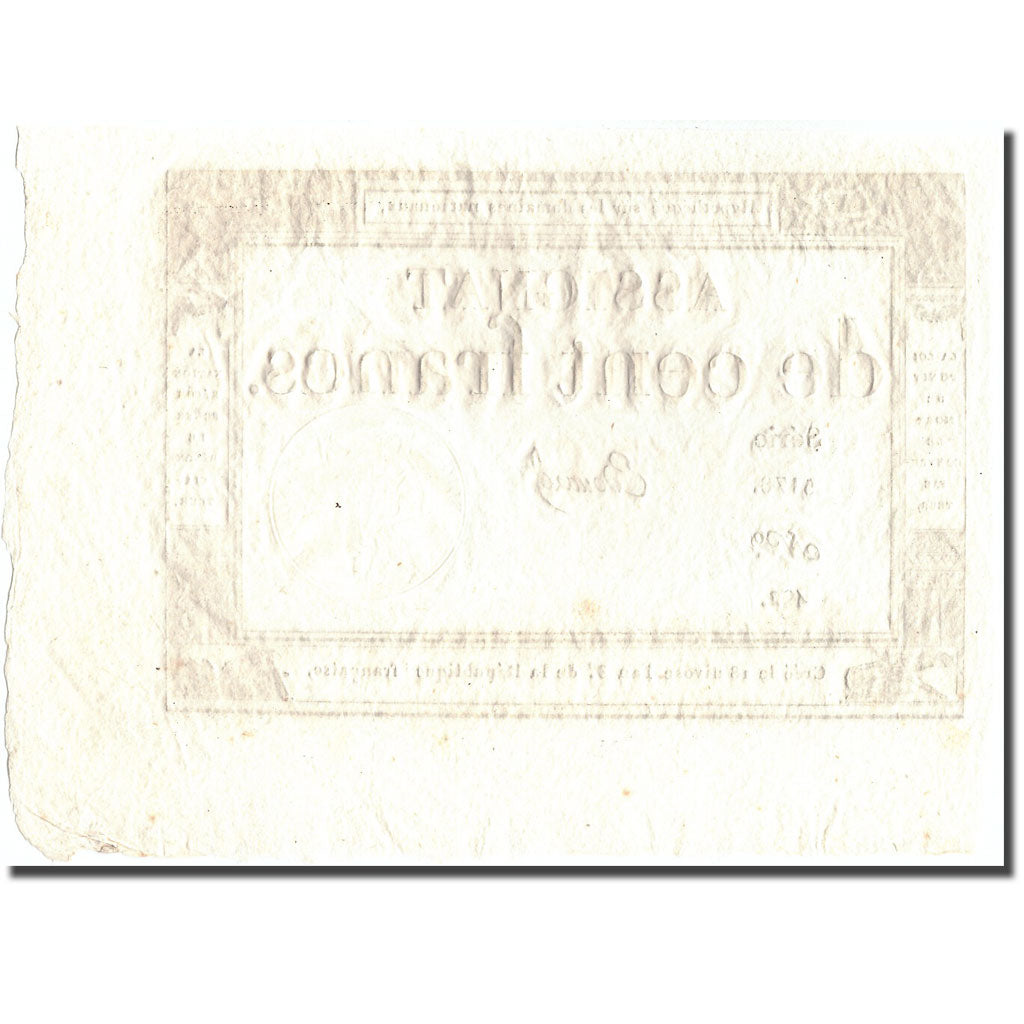 Frankrijk, 100 Francs, 1794-1795, Bouard, SUP, KM:A78