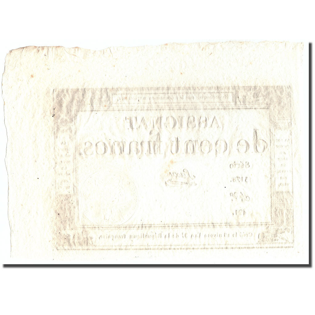 Frankrijk, 100 Francs, 1794-1795, Saxy, SUP, KM:A78