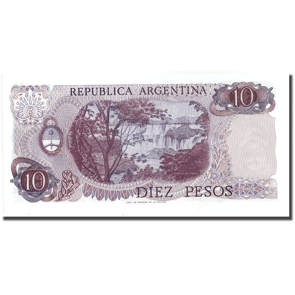 Geldschein, Argentinien, 10 Pesos, KM:295, UNZ