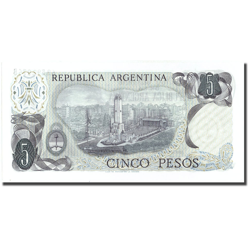 Geldschein, Argentinien, 5 Pesos, KM:294, UNZ-
