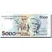 Banknote, Brazil, 5000 Cruzeiros, KM:232c, UNC(65-70)