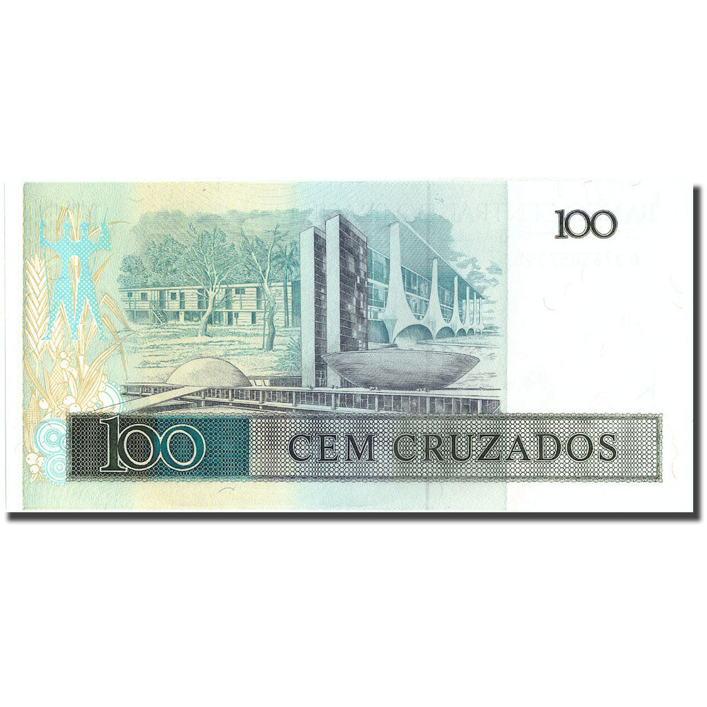 Banknote, Brazil, 100 Cruzados, KM:211c, UNC(65-70)