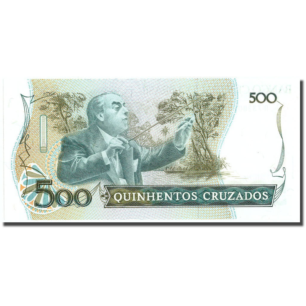 Banknote, Brazil, 500 Cruzados, KM:212c, UNC(65-70)