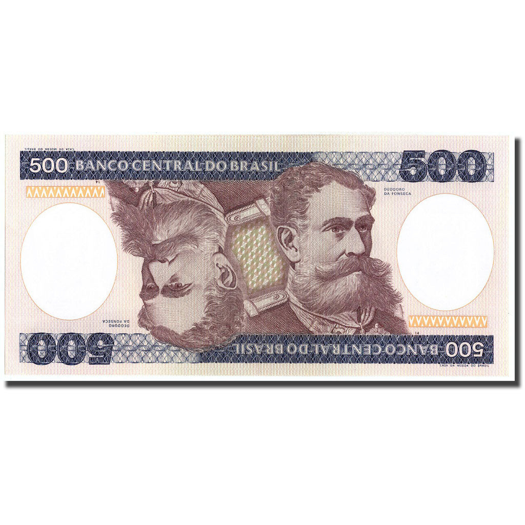 Banknote, Brazil, 500 Cruzeiros, KM:200a, UNC(65-70)