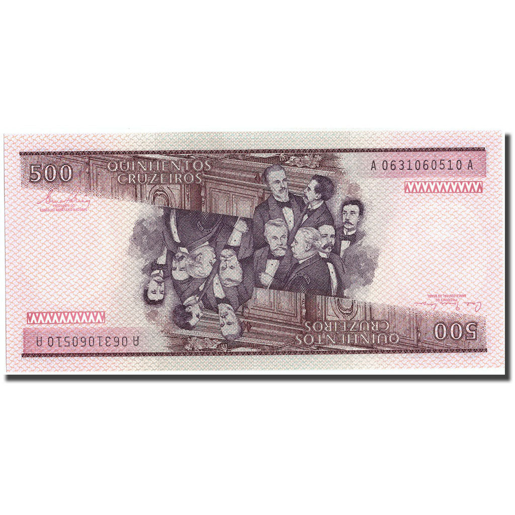 Banknote, Brazil, 500 Cruzeiros, KM:200a, UNC(65-70)