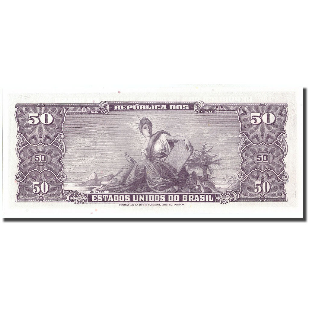 Banknote, Brazil, 5 Centavos on 50 Cruzeiros, KM:184b, UNC(65-70)