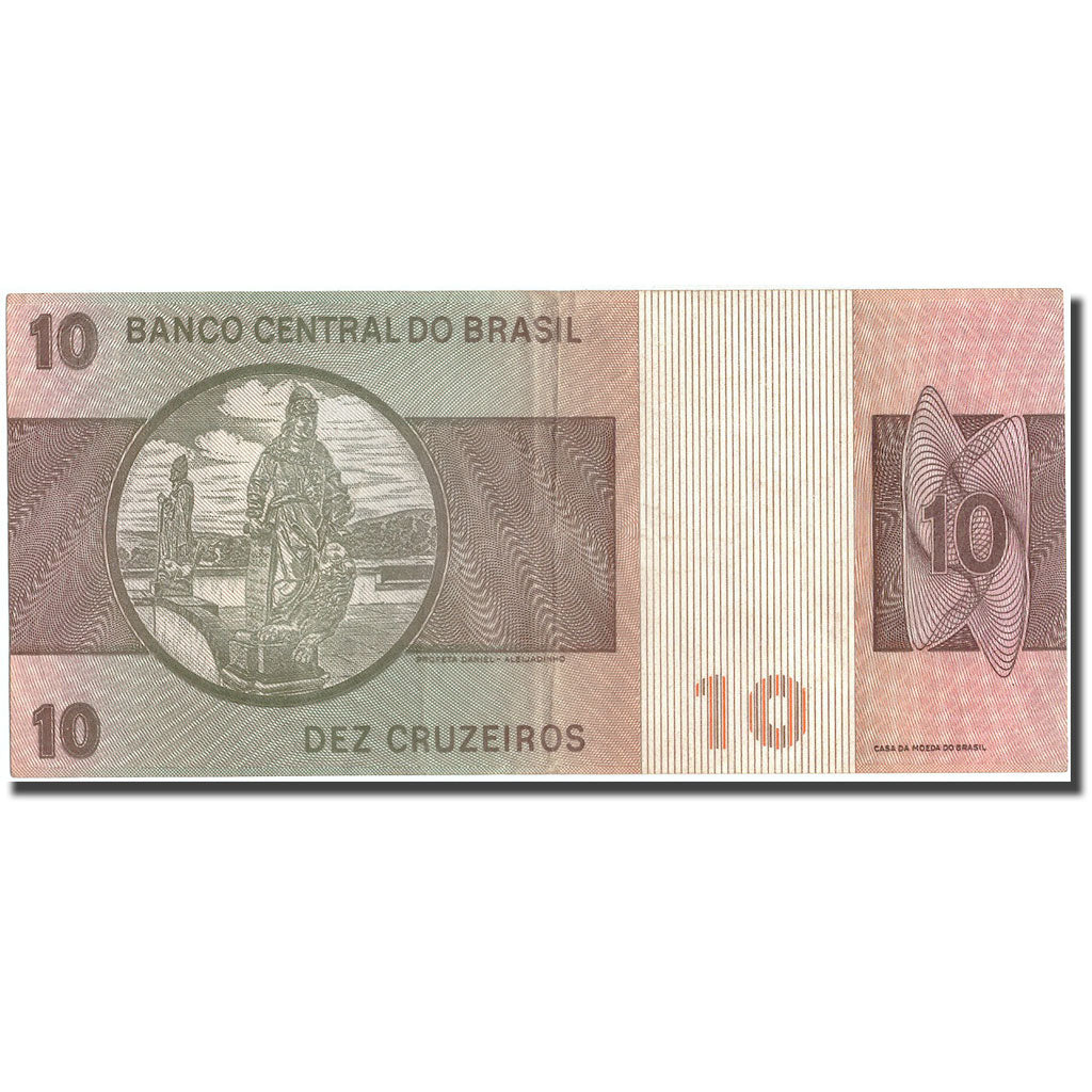 Banknote, Brazil, 10 Cruzeiros, KM:193c, UNC(63)