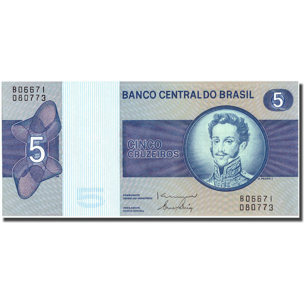 Geldschein, Brasilien, 5 Cruzeiros, KM:192d, UNZ