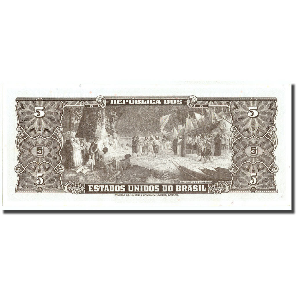 Banknote, Brazil, 5 Cruzeiros, KM:176a, UNC(65-70)