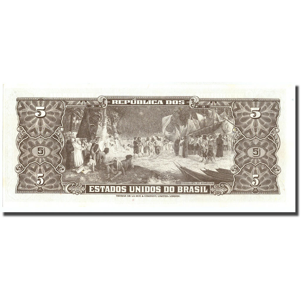 Banknote, Brazil, 5 Cruzeiros, KM:176b, UNC(65-70)