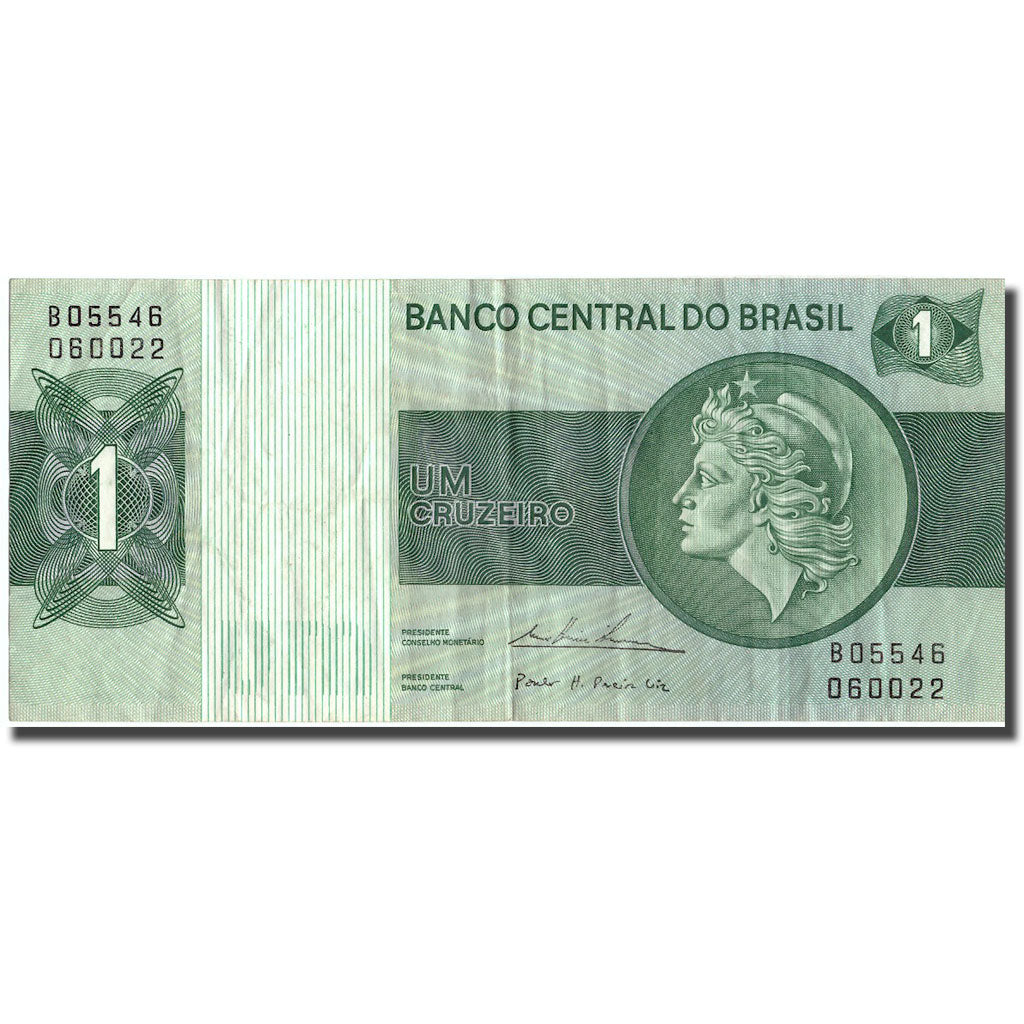 Banknote, Brazil, 1 Cruzeiro, KM:191Ab, EF(40-45)