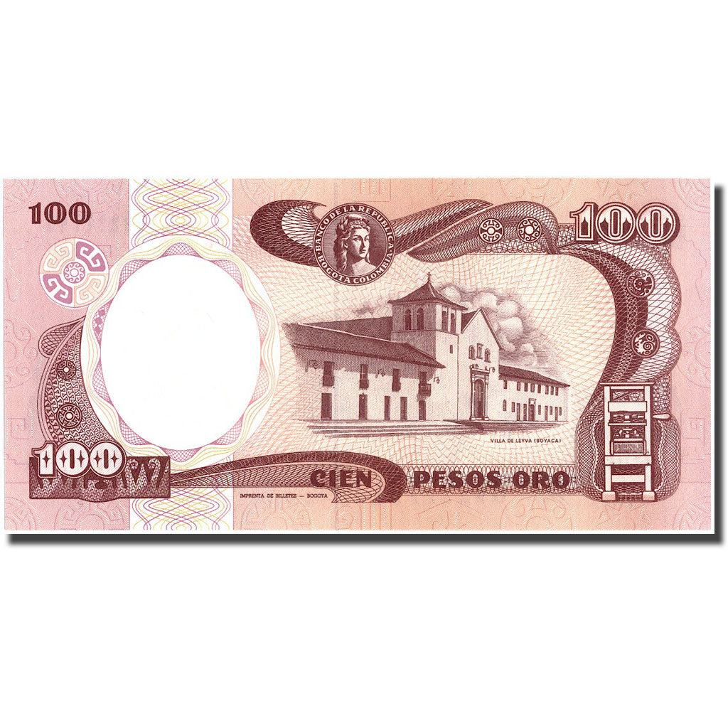 Banknote, Colombia, 100 Pesos Oro, 1991, 1991-01-01, KM:426e, UNC(65-70)