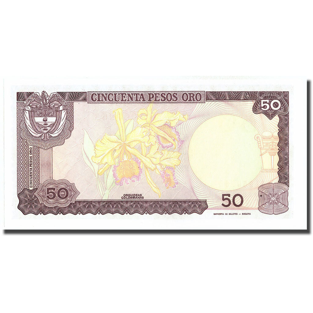 Billet, Colombie, 50 Pesos Oro, 1986, 1986-01-01, KM:425b, NEUF
