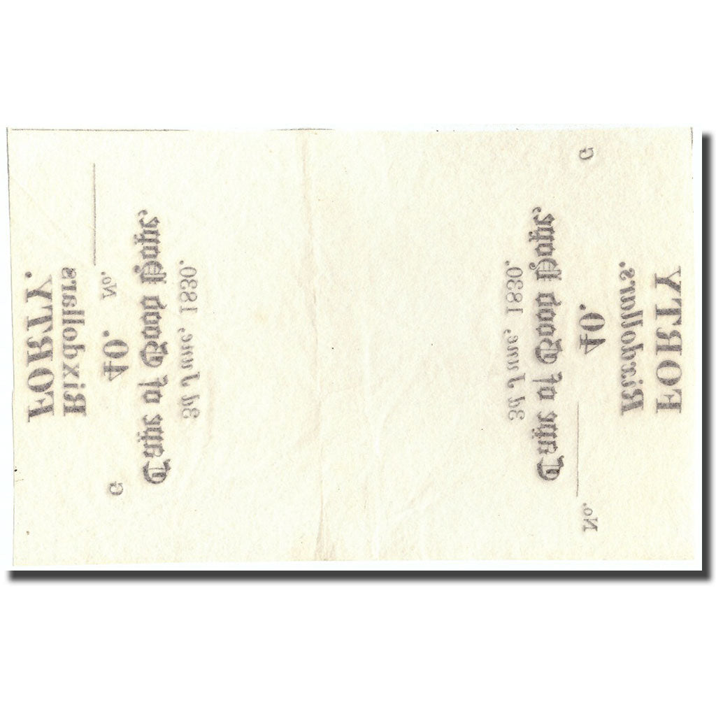 Banknote, South Africa, 40 Rixdollar, 1830, 1830-06-03, AU(55-58)
