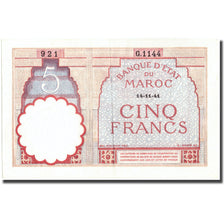 Banknote, Morocco, 5 Francs, 1941, 1941-11-14, KM:23Ab, UNC(63)