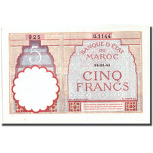 Biljet, Marokko, 5 Francs, 1941, 1941-11-14, KM:23Ab, SUP