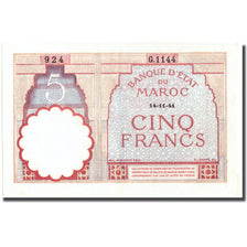 Banknote, Morocco, 5 Francs, 1941, 1941-11-14, KM:23Ab, UNC(63)