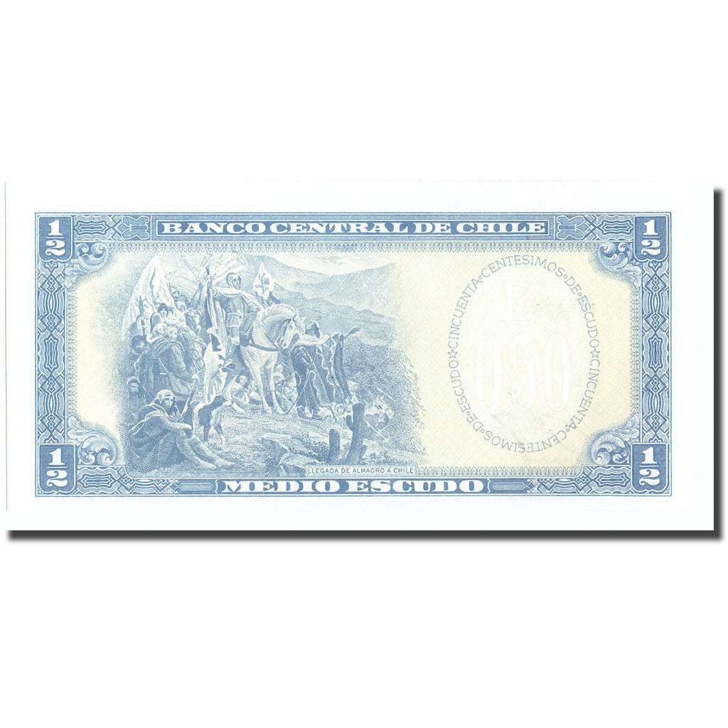 Banconote, Cile, 1/2 Escudo, KM:134Aa, FDS