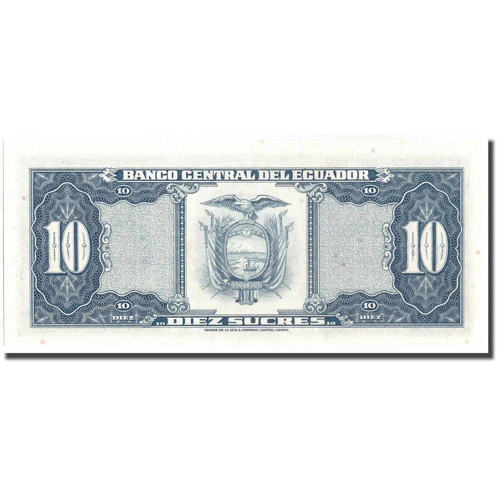 Banknote, Ecuador, 10 Sucres, 1983, 1983-04-20, KM:114b, UNC(63)