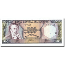 Banknote, Ecuador, 500 Sucres, 1988, 1988-06-08, KM:124Aa, UNC(65-70)