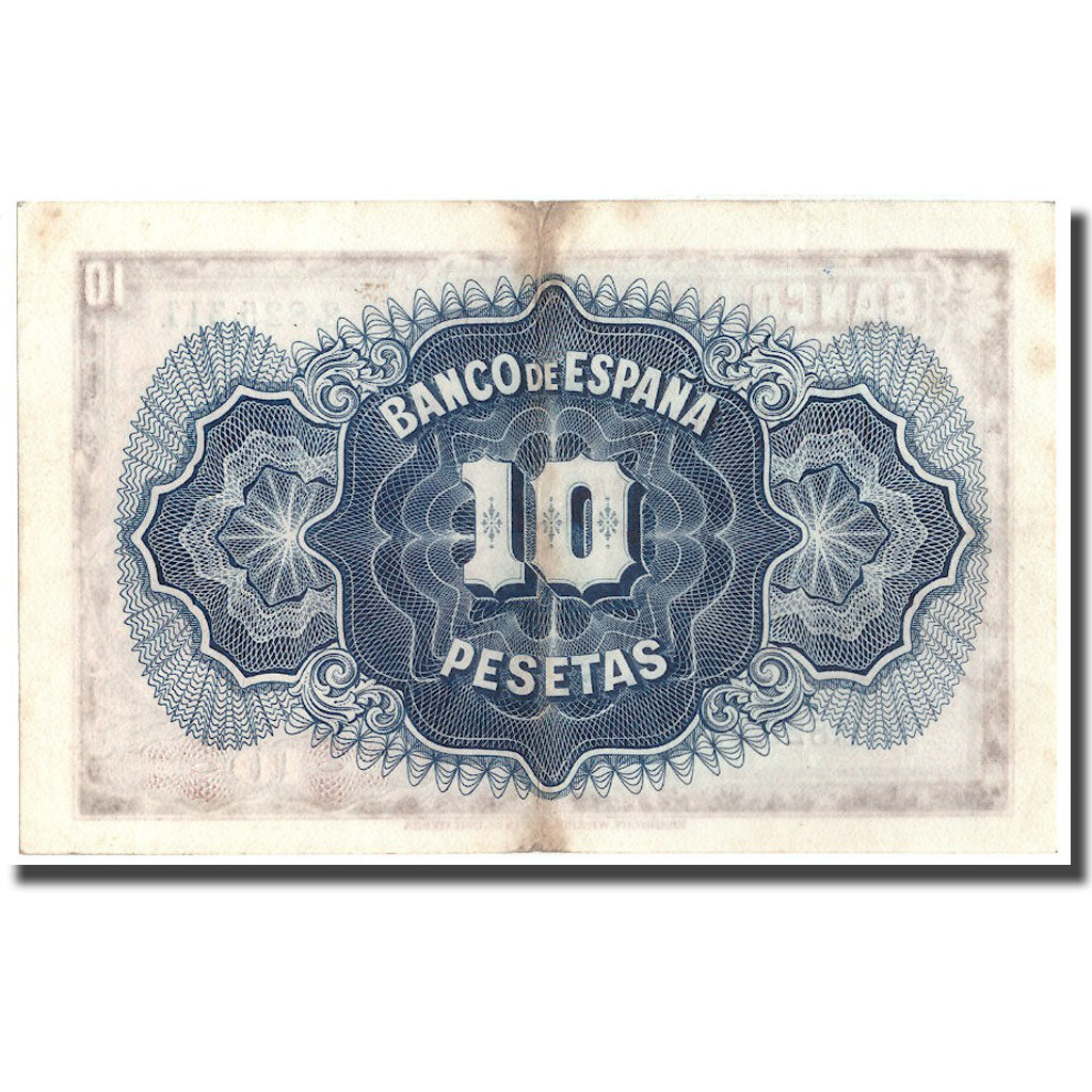 Banknote, Spain, 10 Pesetas, 1935, 1935, KM:86a, EF(40-45)