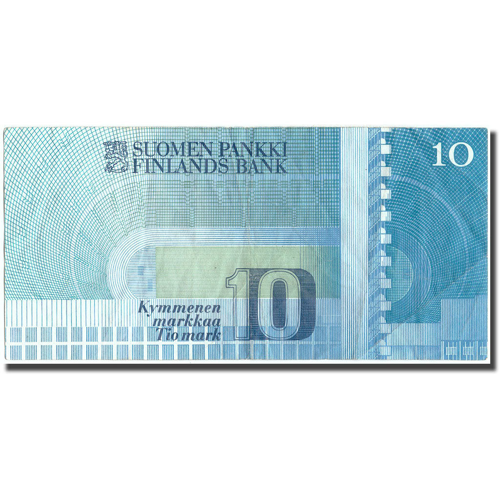 Banconote, Finlandia, 10 Markkaa, 1986, 1986, KM:113a, BB
