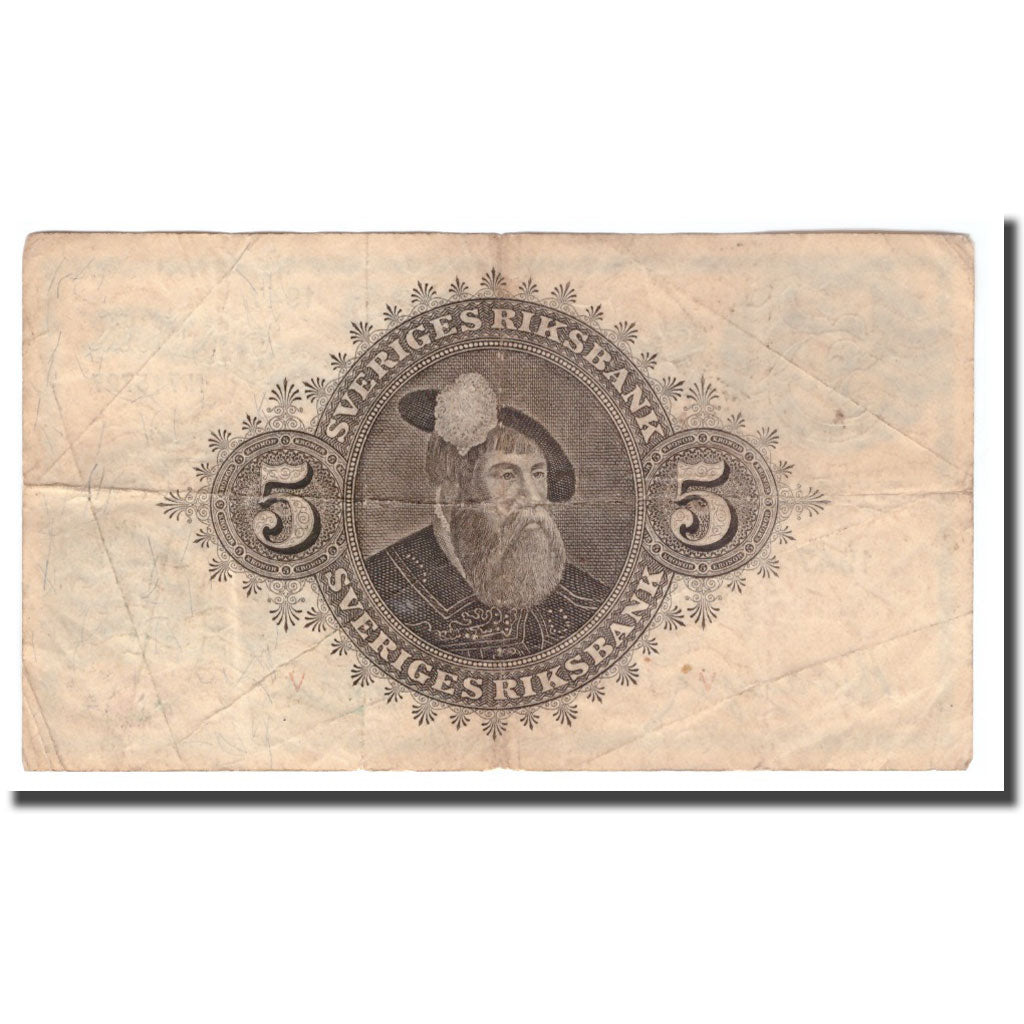 Banknote, Sweden, 5 Kronor, 1947, 1947, KM:33ad, VF(20-25)
