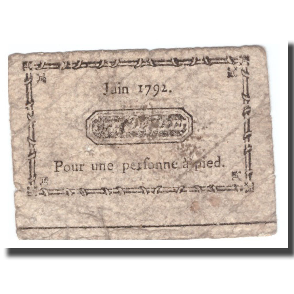 France, 1 Bon point, Undated (1791-92), PONT-SAINT-CLAIR, F(12-15)
