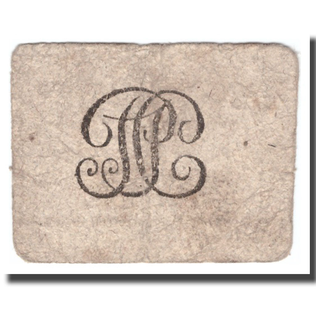 France, 1 Bon point, 1791, PONT-SAINT-CLAIR, VF(20-25)